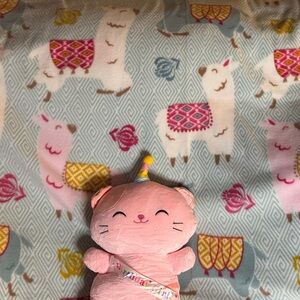 NEW🔥Premium Llama Double sided Fleece🦙1 yd 60” salvage to salvage (3 available)